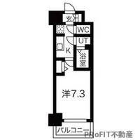 大阪府大阪市浪速区塩草3(マンション)の賃貸物件の間取り