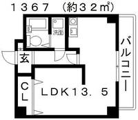 大阪府羽曳野市伊賀5(マンション)の賃貸物件の間取り