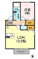ウィルコート Cの間取り