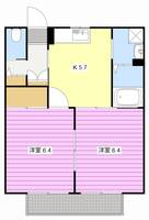 ベルドミールBの間取り