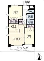 クレストIIの間取り