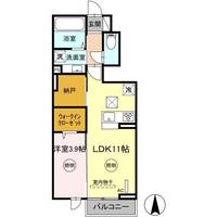D-ROOM徳益駅前の間取り