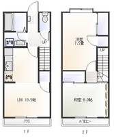 埼玉県春日部市南2(一戸建)の賃貸物件の間取り