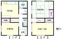 千葉県習志野市谷津2(一戸建)の賃貸物件の間取り