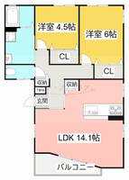 物件の間取り画像