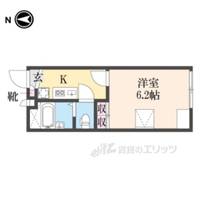 レオパレスウエストリバーの間取り
