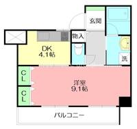 神奈川県藤沢市湘南台2(マンション)の賃貸物件の間取り