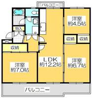 物件の間取り画像
