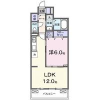 兵庫県加古川市平岡町西谷(アパート)の賃貸物件の間取り
