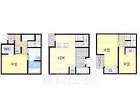 大阪府高槻市真上町4(一戸建)の賃貸物件の間取り
