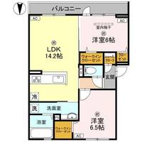 大阪府堺市北区黒土町(アパート)の賃貸物件の間取り