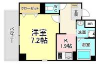 福岡県北九州市門司区大里戸ノ上1(マンション)の賃貸物件の間取り