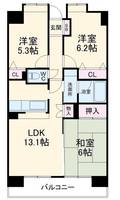 ステイシア高崎の間取り