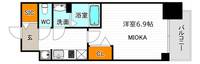 プレミアムコート天王寺EASTの間取り