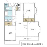 クラーロくみけやき台の間取り