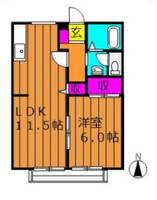 岡山県浅口市金光町占見(アパート)の賃貸物件の間取り