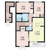 物件の間取り画像
