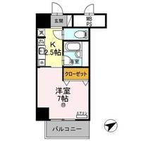 滋賀県彦根市竹ケ鼻町(マンション)の賃貸物件の間取り