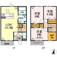 鹿児島県鹿児島市住吉町(アパート)の賃貸物件の間取り