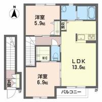 ノースフォレスト Aの間取り