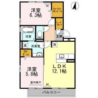 物件の間取り画像