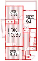 物件の間取り画像