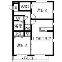 セジュール敷島の間取り