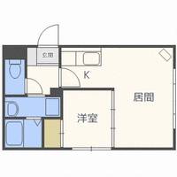 北海道札幌市白石区東札幌二条3(マンション)の賃貸物件の間取り