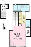 東京都世田谷区奥沢5(アパート)の賃貸物件の間取り