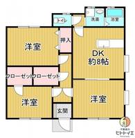 福岡県八女市本村(一戸建)の賃貸物件の間取り