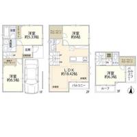 東京都杉並区高円寺北1(一戸建)の賃貸物件の間取り