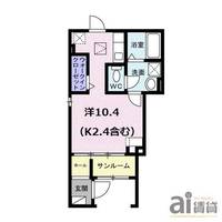 東京都国立市西3(アパート)の賃貸物件の間取り