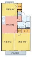 ロイヤルコート文化町III番館の間取り
