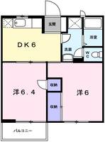 兵庫県姫路市網干区高田(アパート)の賃貸物件の間取り