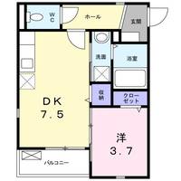 兵庫県尼崎市水堂町3(アパート)の賃貸物件の間取り