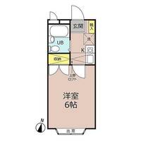 神奈川県茅ヶ崎市南湖4(アパート)の賃貸物件の間取り
