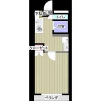 熊本県熊本市中央区新大江1(マンション)の賃貸物件の間取り
