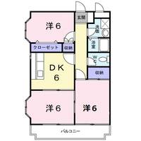 神奈川県大和市下鶴間(マンション)の賃貸物件の間取り