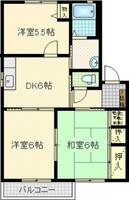 ガーデンパレス弐番館の間取り