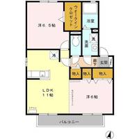 埼玉県さいたま市西区大字西遊馬(アパート)の賃貸物件の間取り