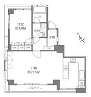 コリンズ19の間取り