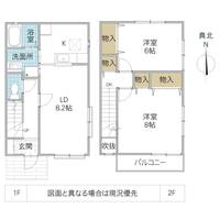 茨城県水戸市元吉田町(一戸建)の賃貸物件の間取り