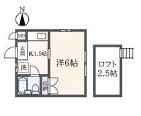 タウンハウス国立の間取り