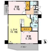 フルールアラハの間取り