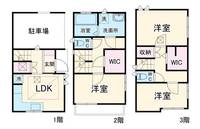 神奈川県横浜市南区中島町1(一戸建)の賃貸物件の間取り