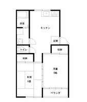 スワハイツ Bの間取り