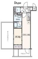 ハーモニーレジデンス東新宿の間取り