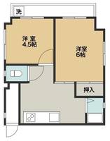 サンハイツ大手の間取り