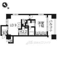 リーガル京都四条河原町通り2の間取り