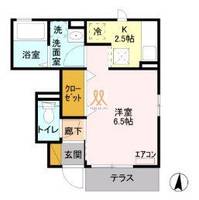 東京都足立区千住中居町(アパート)の賃貸物件の間取り
